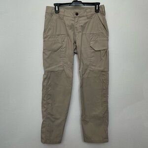 First Tactical Women's Khaki Heavy Duty Cargo Pants Size 8 Work Uniform EMT